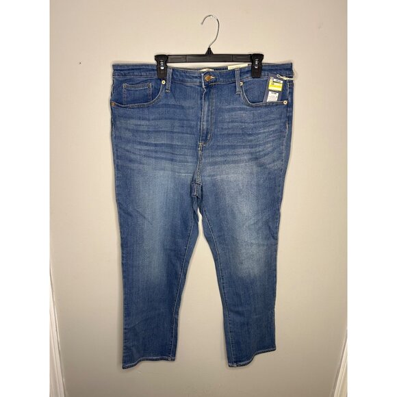 Universal threads women’s high rise slim straight jeans sz 18 NWT - Picture 1 of 10